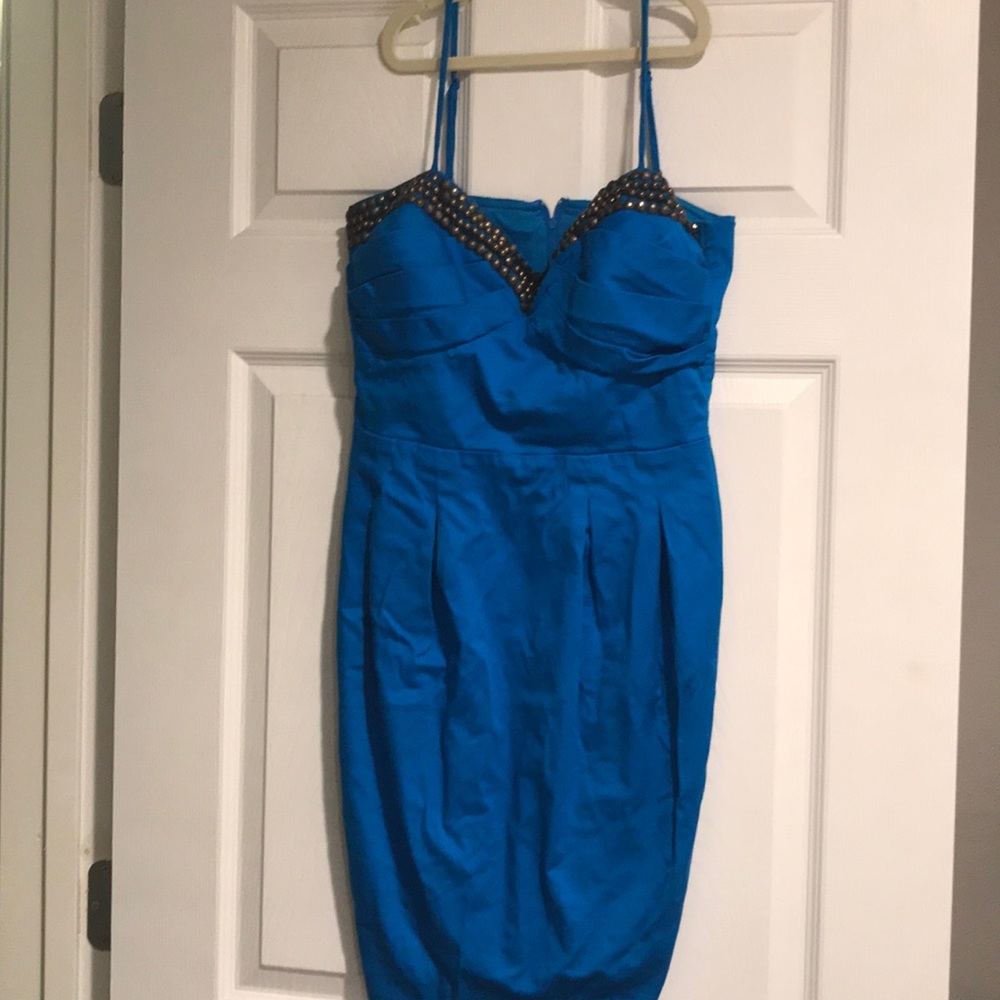 Blue dress